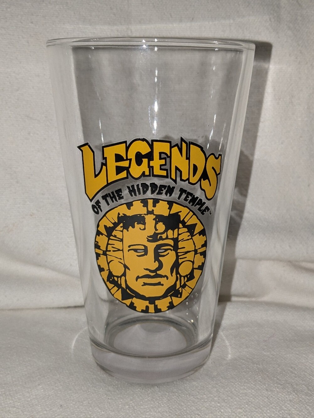 🗿 Rare Vintage Vibes: Legends of the Hidden Temple Pint Glass! 🗿